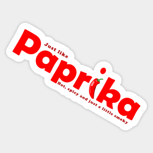 Paprika Sticker